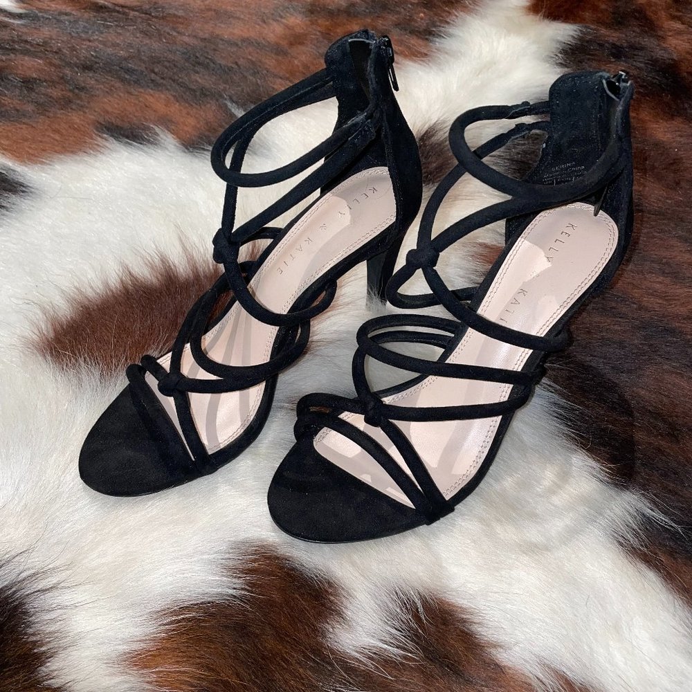Strappy Black Heels